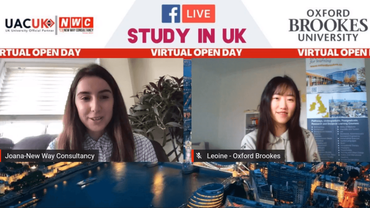 Facebook Live with Leonie Liu from Oxford Brookes University