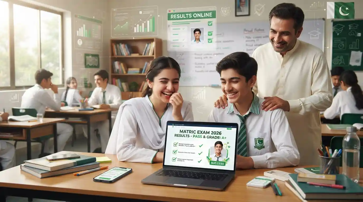 Matric Exam 2026 Online Result Checker in Pakistan