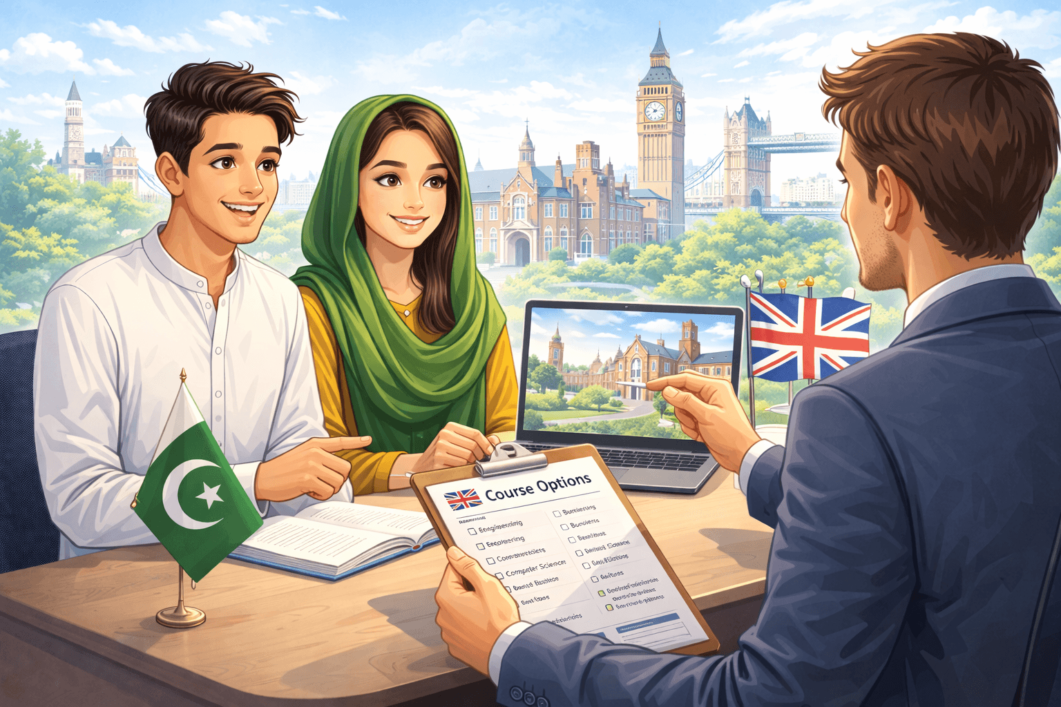 Course & University Selection Service for Pakistani Students